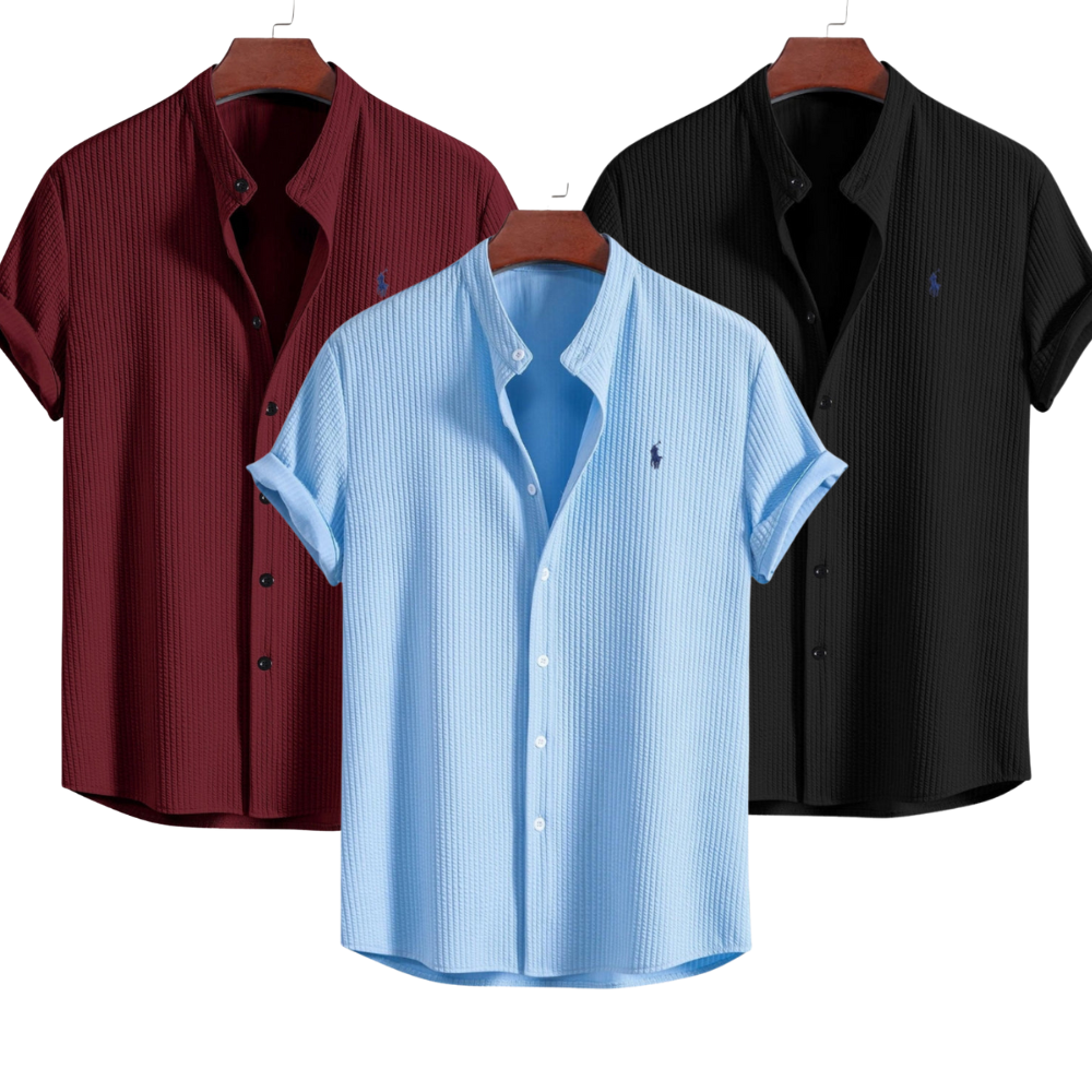 Chemise à col Polo Luxee