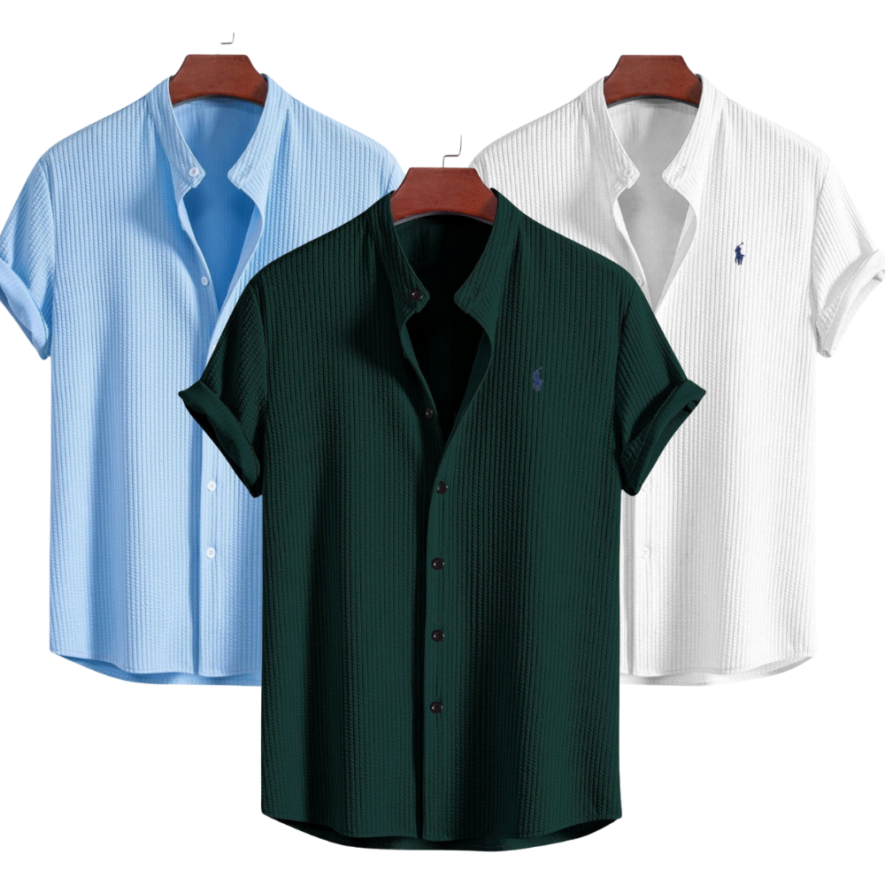 Chemise à col Polo Luxee