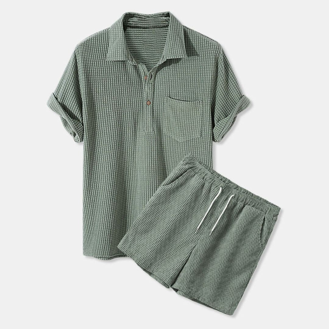 Luxee Polo Shirt and Shorts Set