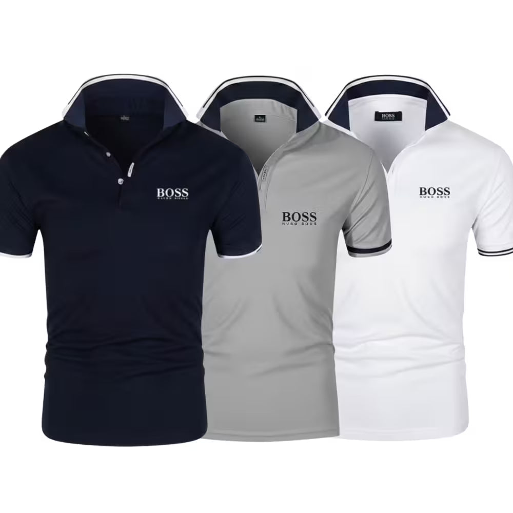 Set Luxury Polo Collar Shirt (Buy 1, Get 3 Free).